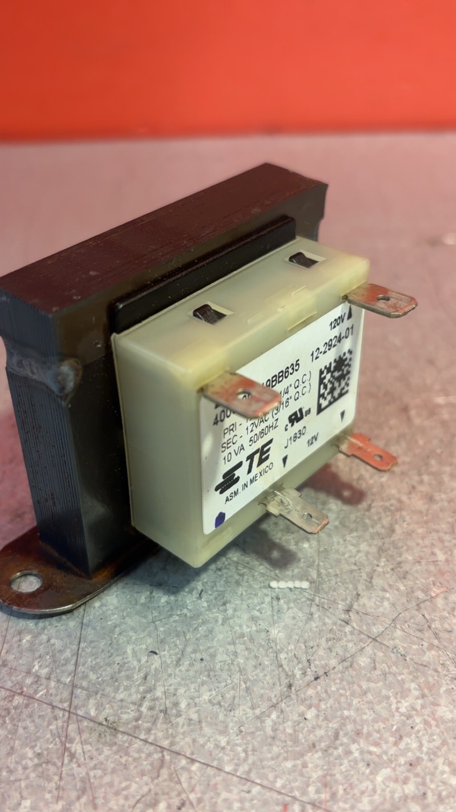 4000-20A19BB635 Scotsman Transformer 120V 50/60HZ PRI 120V AC. SEC 12V AC