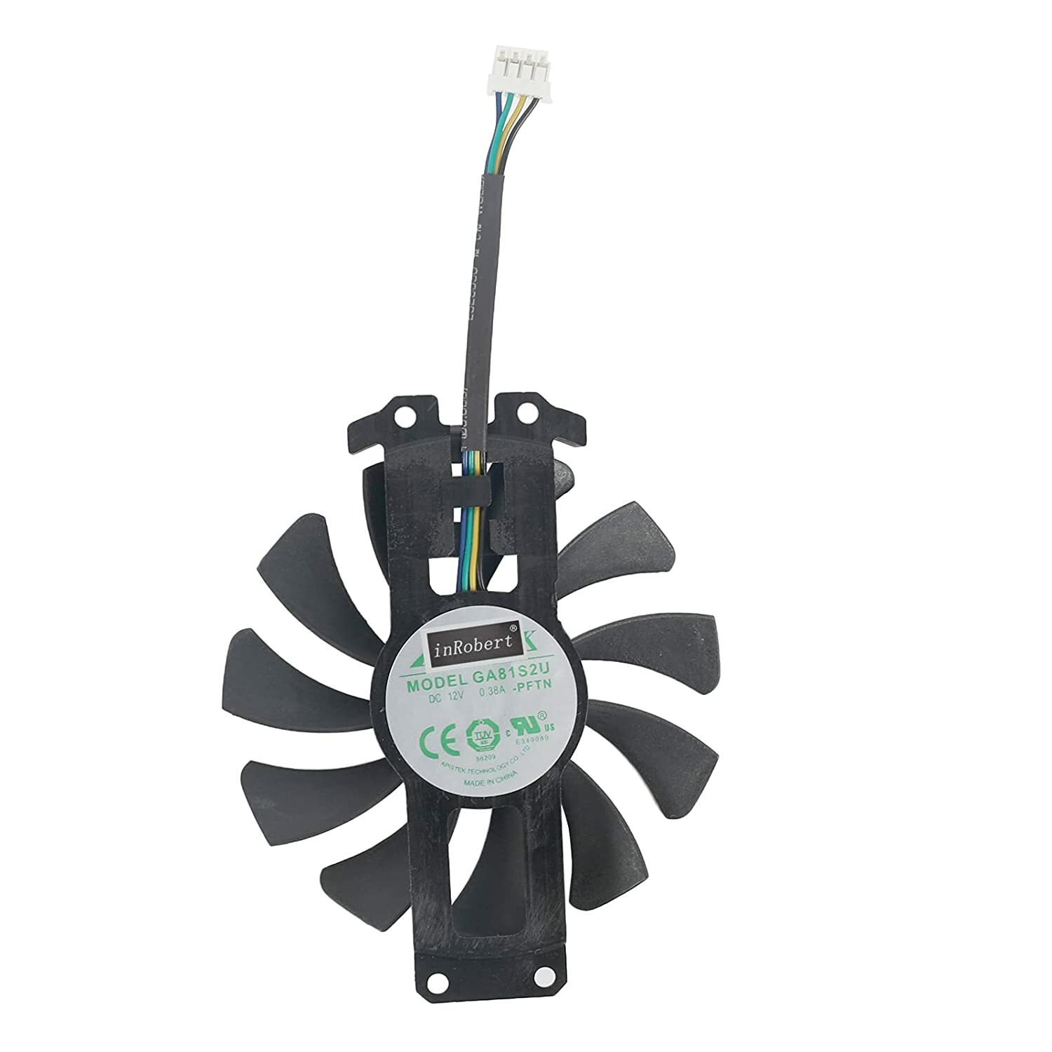 GA81S2U 12V 0.38A 75mm Cooler Fan For ZOTAC GTX 1060TI 3G D5 Graphics Card Fan #