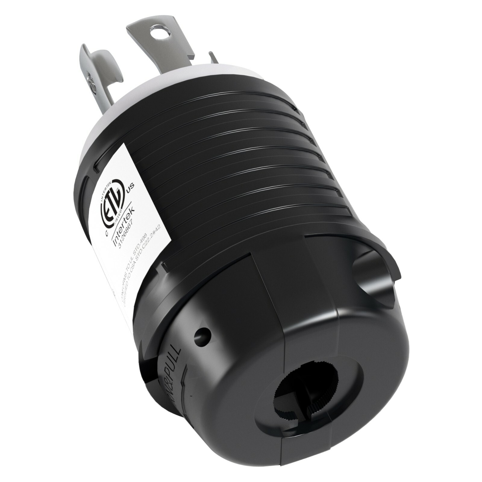 Male 30 Amp 4-Prong NEMA L14-30P Replacement Locking Power Cord End UL Listed