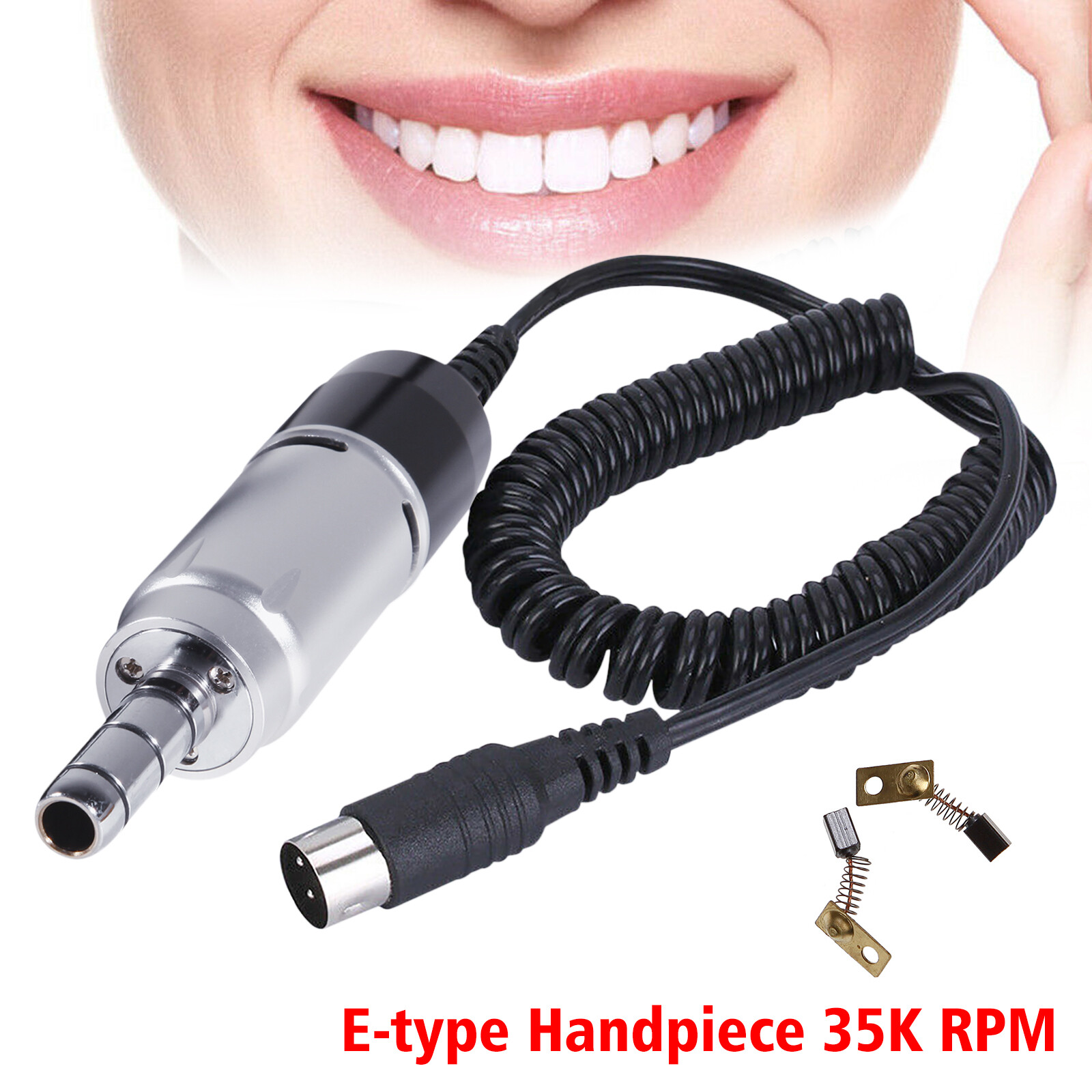 Dental Micro Motor E-Type Connector High Speed Handpiece Standard 35K rpm US