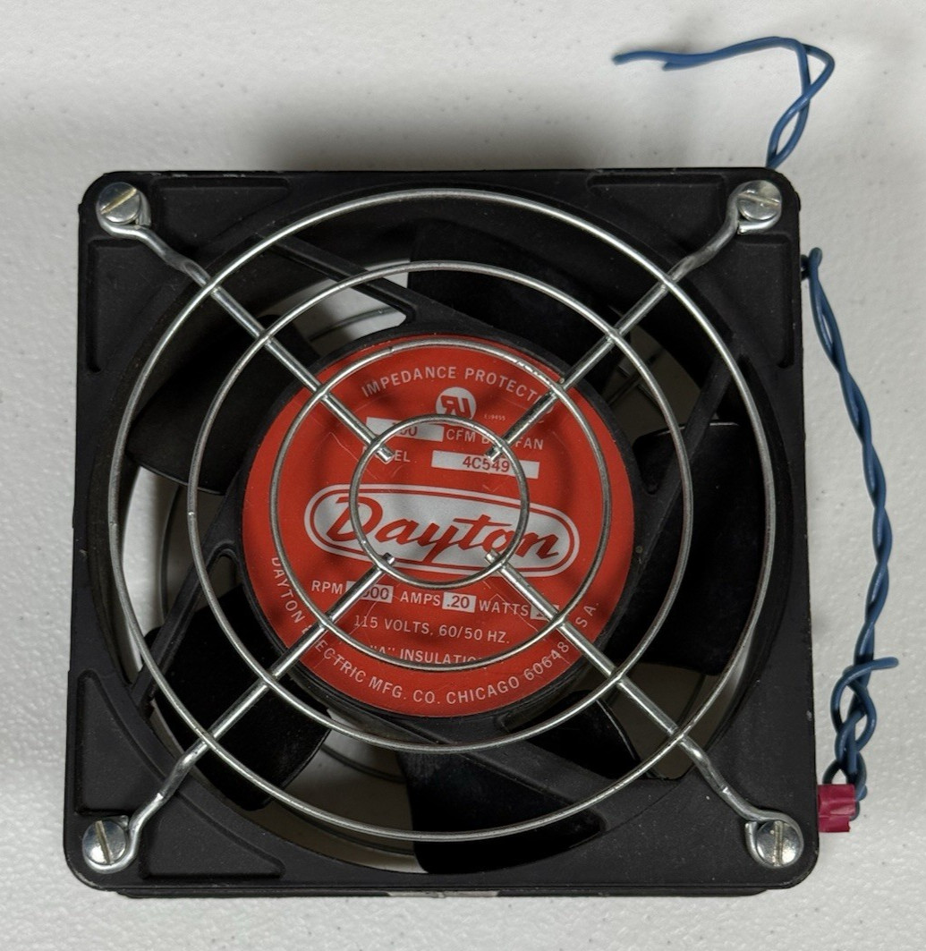 Dayton Model 4C549 115 Volts 100 CFM Box Fan «A» Insulation Wired LR35886
