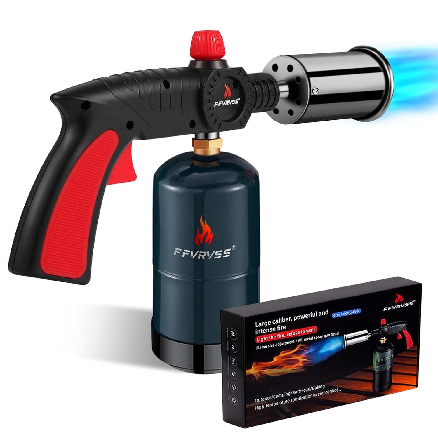 Grill Torch Gun Propane Cooking Torch Flame Thrower Kitchen Torch