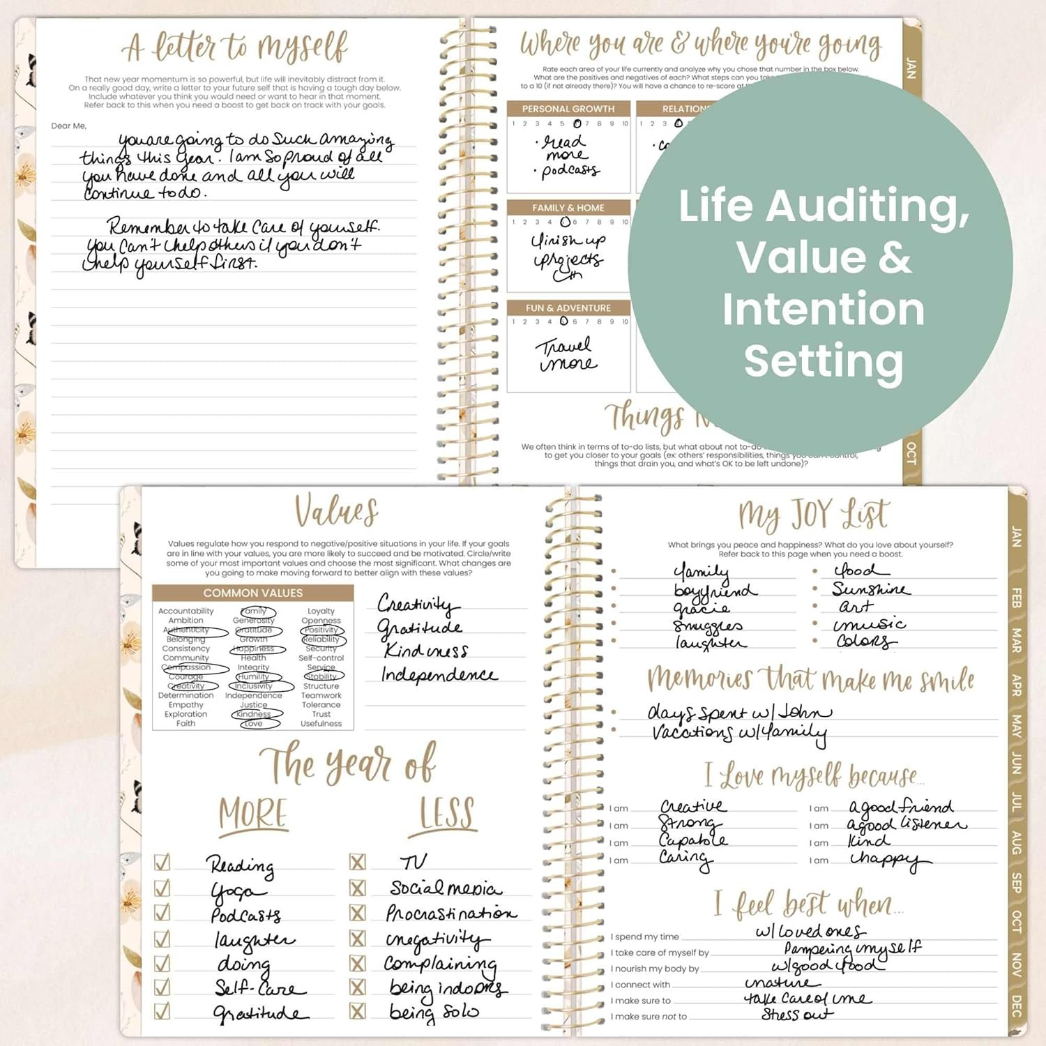 2026 Planner (January to December) – 8.5” x 11” Weekly & Monthly Dated Agenda Or