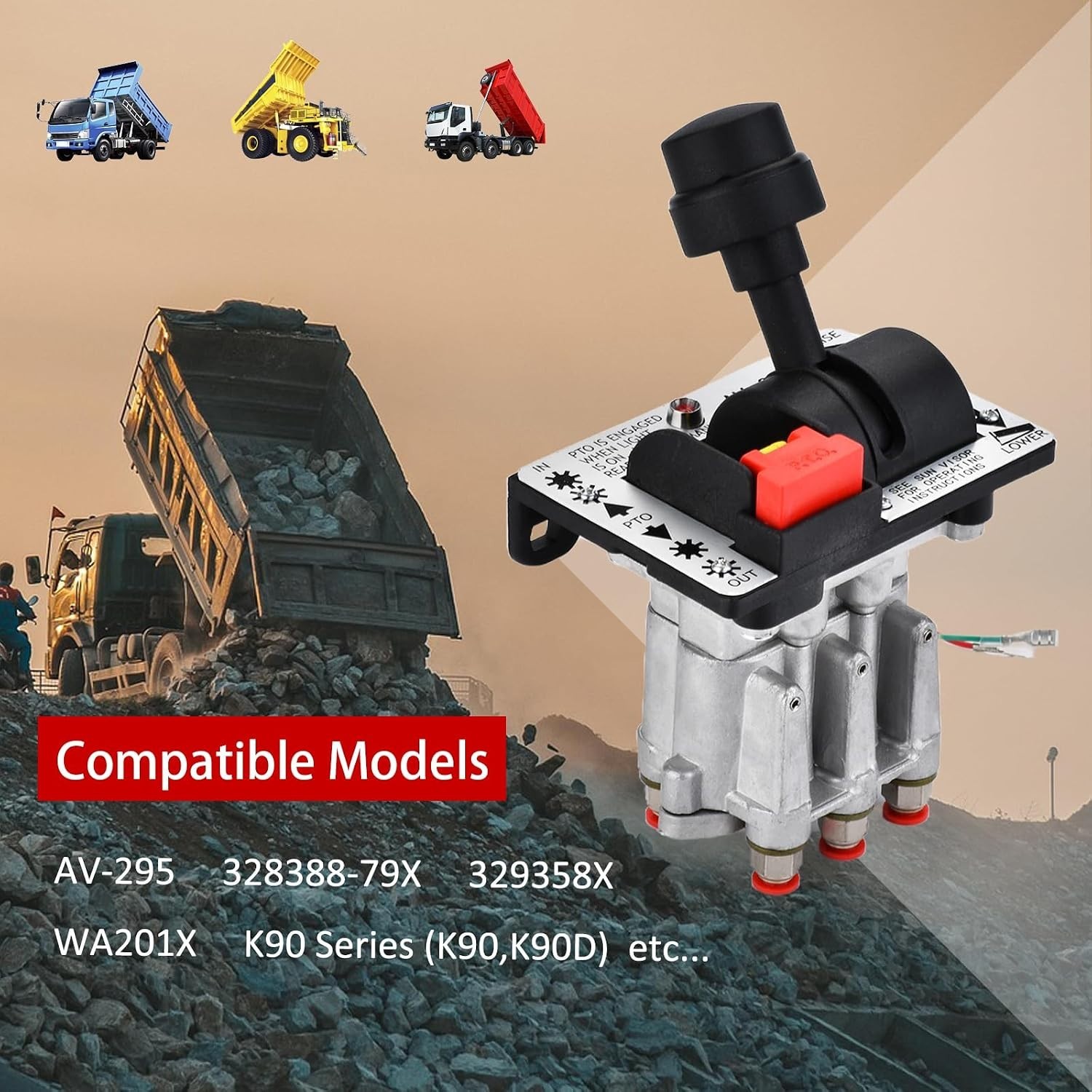 AV295 Pneumatic Control Valve Set for Dump Truck Tipper – Durable & Efficient