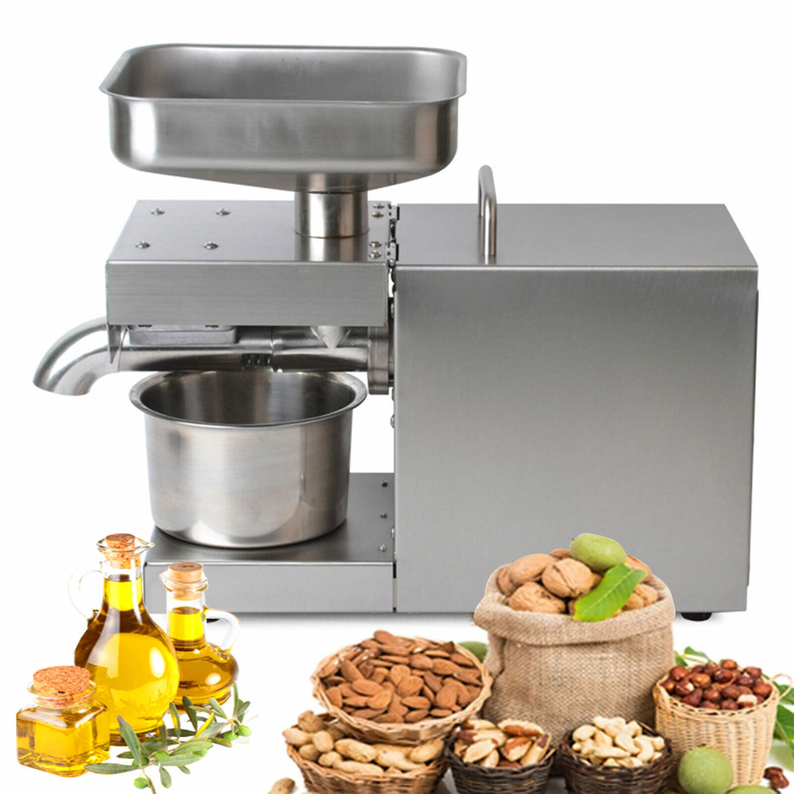 Commercial Automatic Oil Press Machine Oil ExpellerElectric Cold/Hot Oil Machine
