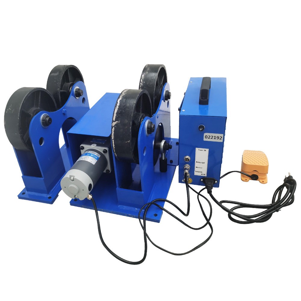 1T Welding Positioner Rotator Iron Roller Welding Pipe Turning Roll Control Box