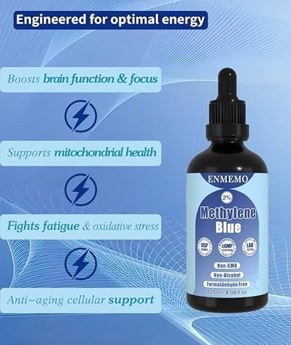 Methylane Blue2% 120mL USP Pharmaceutical Grade 99.99% – Ultra Pure, Free ship