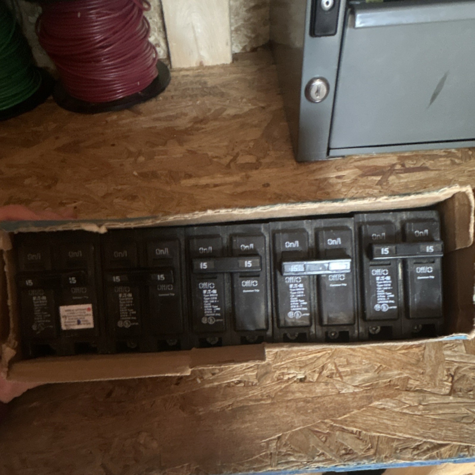 Eaton BR215 15A Double Pole Circuit Breaker Common Trip Pack of 10