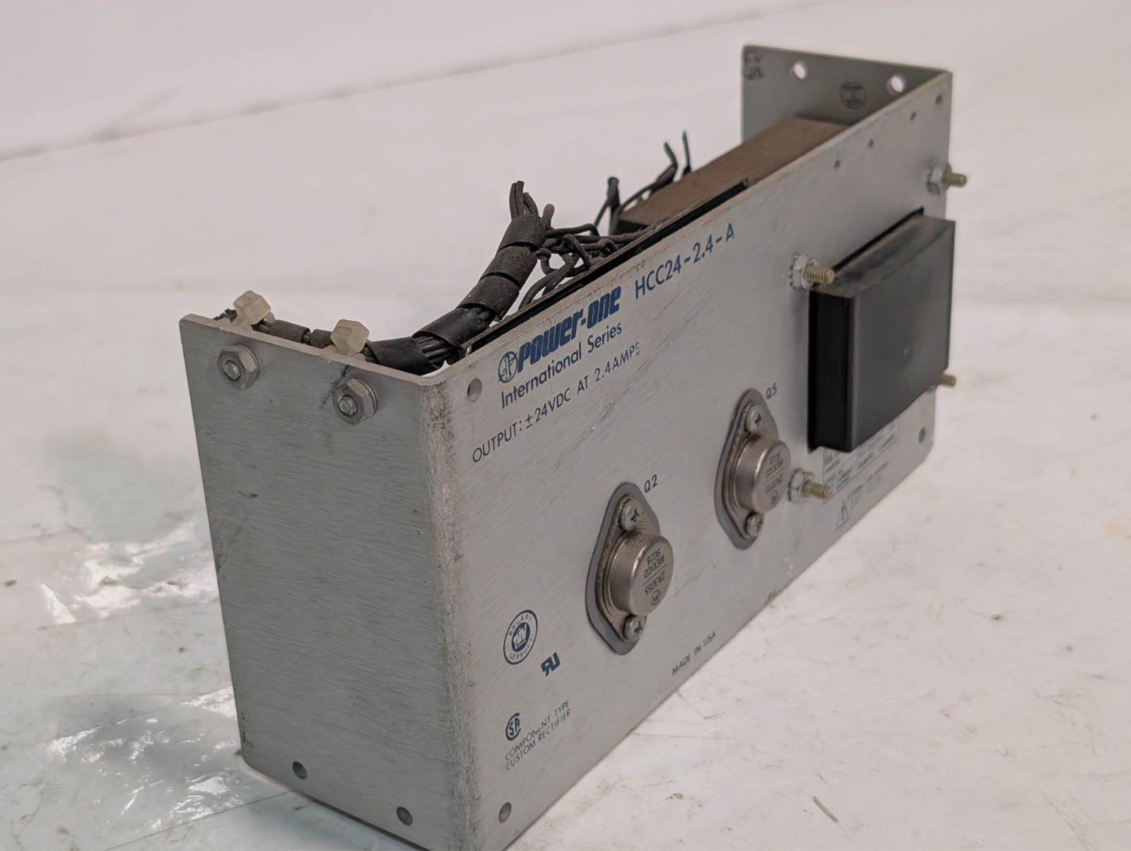 Power-One HCC24-2.4-A linear power supply +/-24VDC 2.4A, 100-240VAC as shown