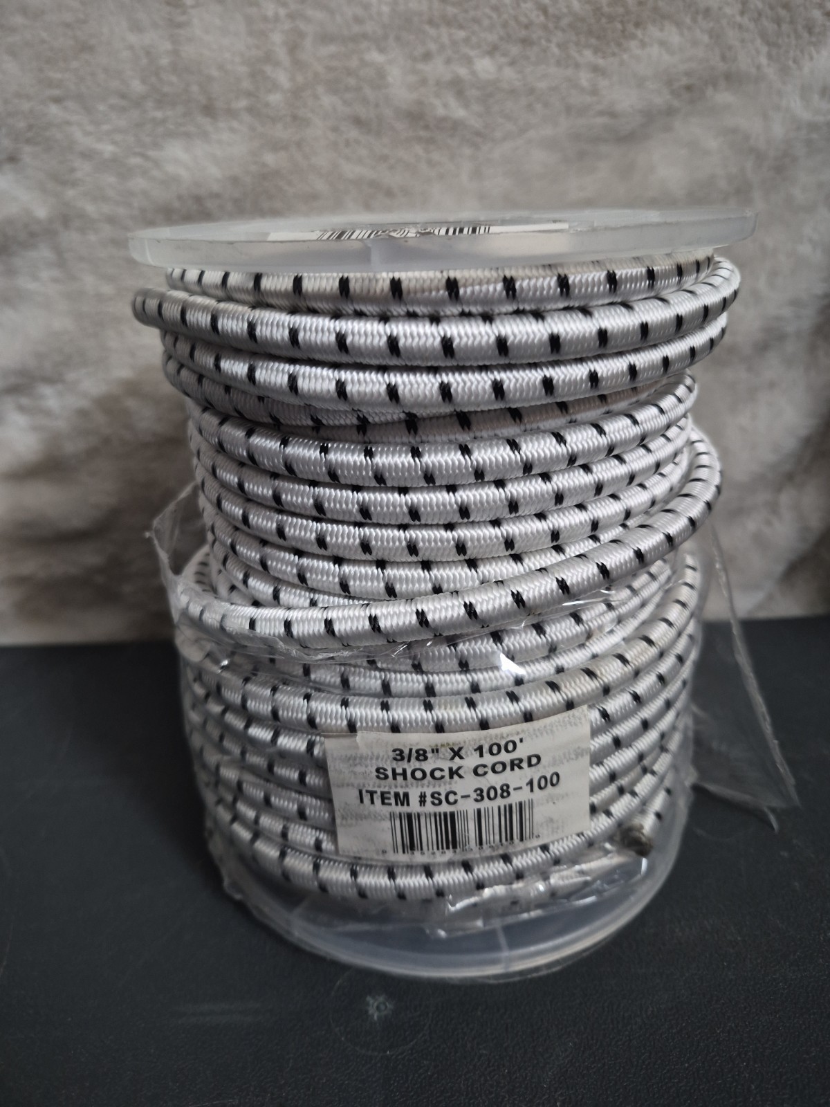 T.W Evans Cordage SC-308-100 3/8-Inch by 100-Feet Elastic Bungee Shock Cord