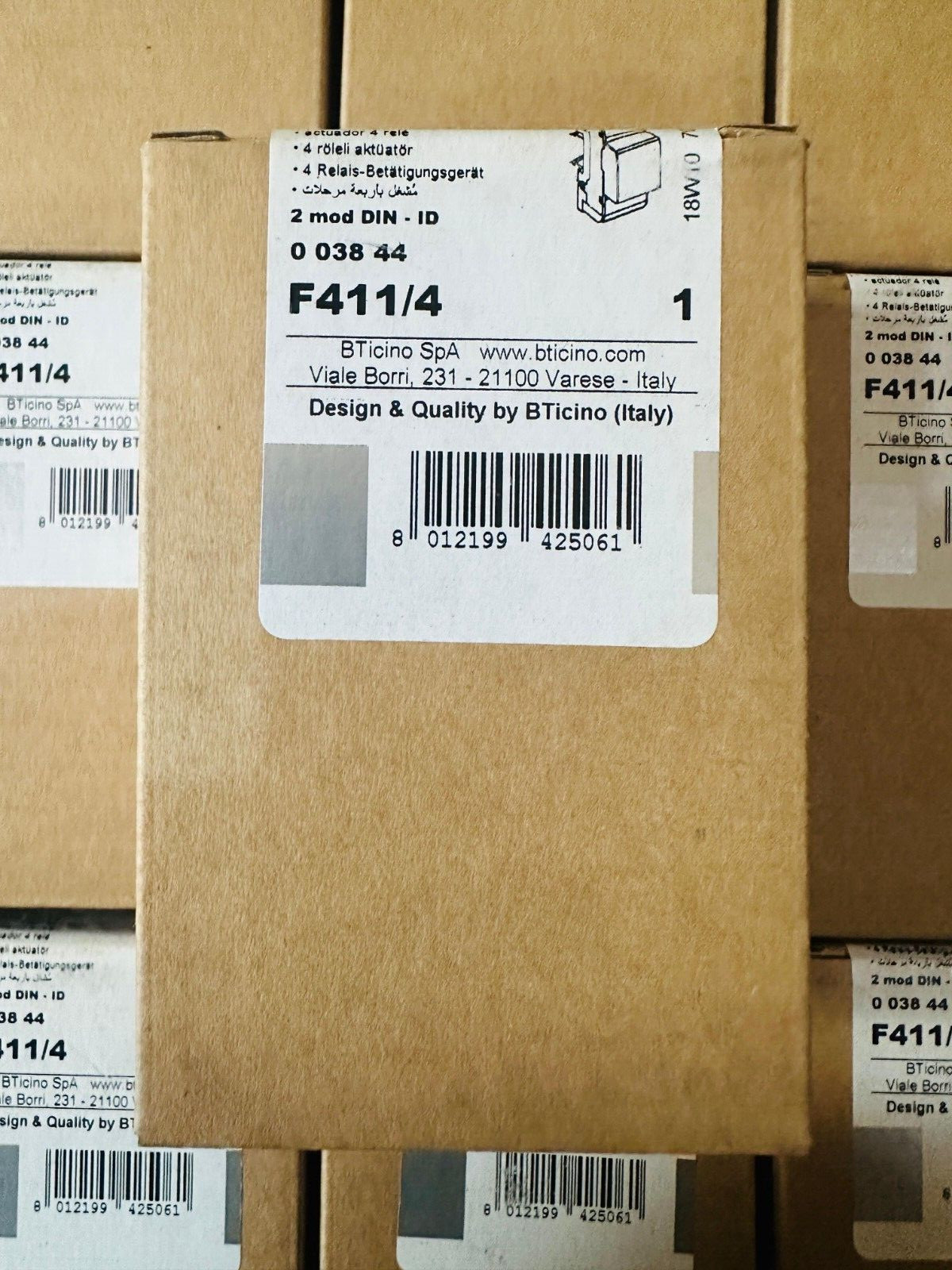 LEGRAND BTICINO F411/4 MYHOME SCS 2 RELAY ACTUATOR BT-F411/4(60 Units Available