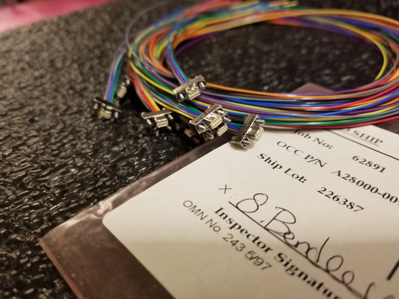 1 qty Omnetics CABLE ASSY NANO-D 9POS 1.5′ Pigtails A28000-009 NEW NOS