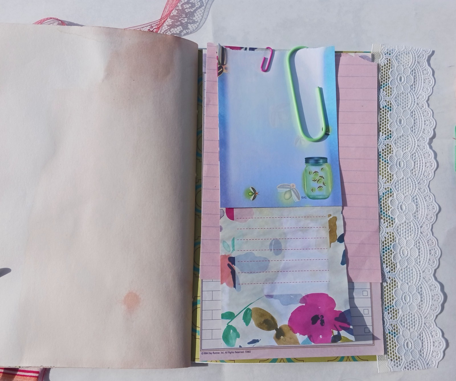Garden Themed Junk Journal Soft Cover 50 pages