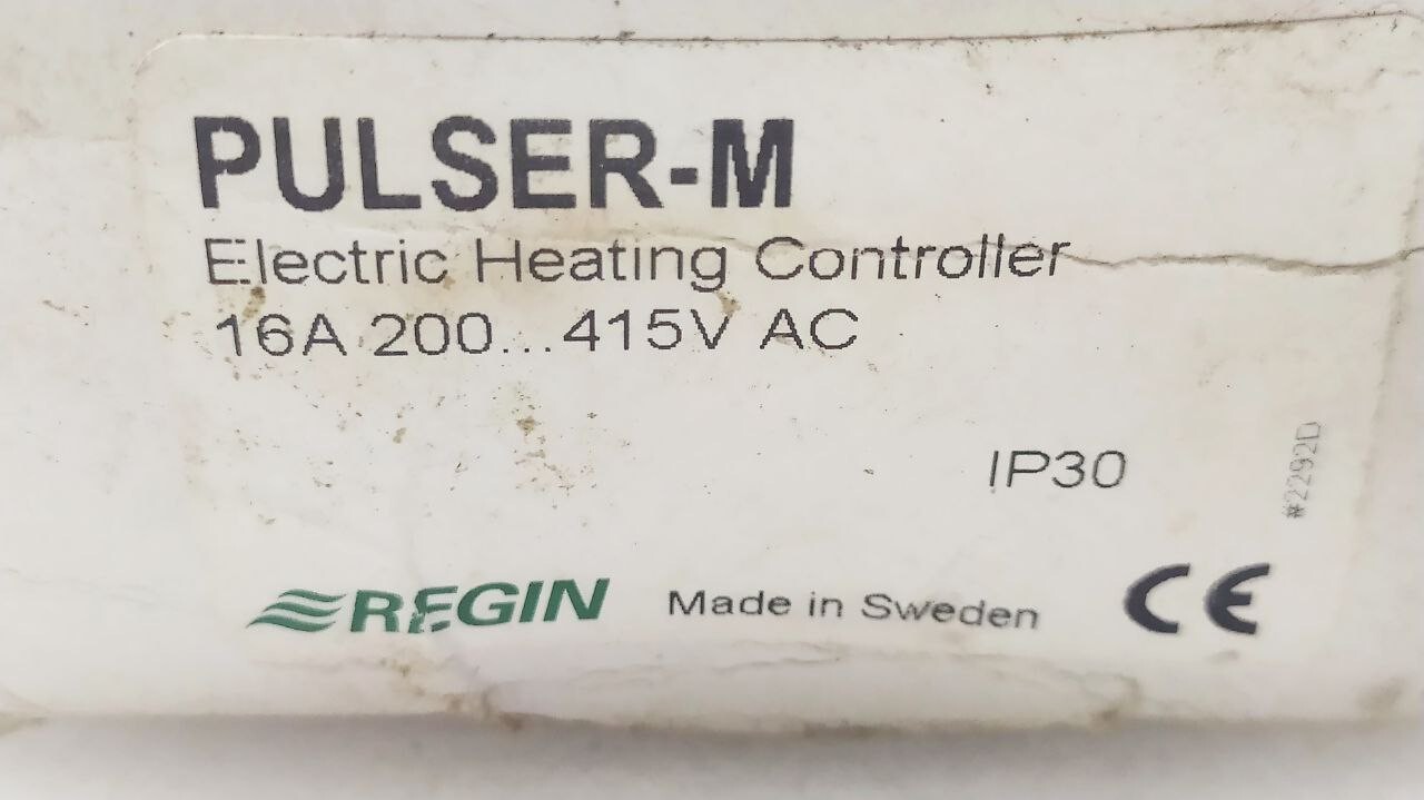 REGIN PULSER-M ELECTRIC HEATING CONTROLLER IP30 16A 200…415V AC NEW