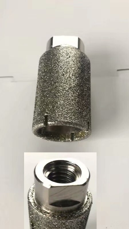 1 and 1-3/8 Inch Diamond Zero Tolerance grinding Drum core bit TWO IN ONE marble