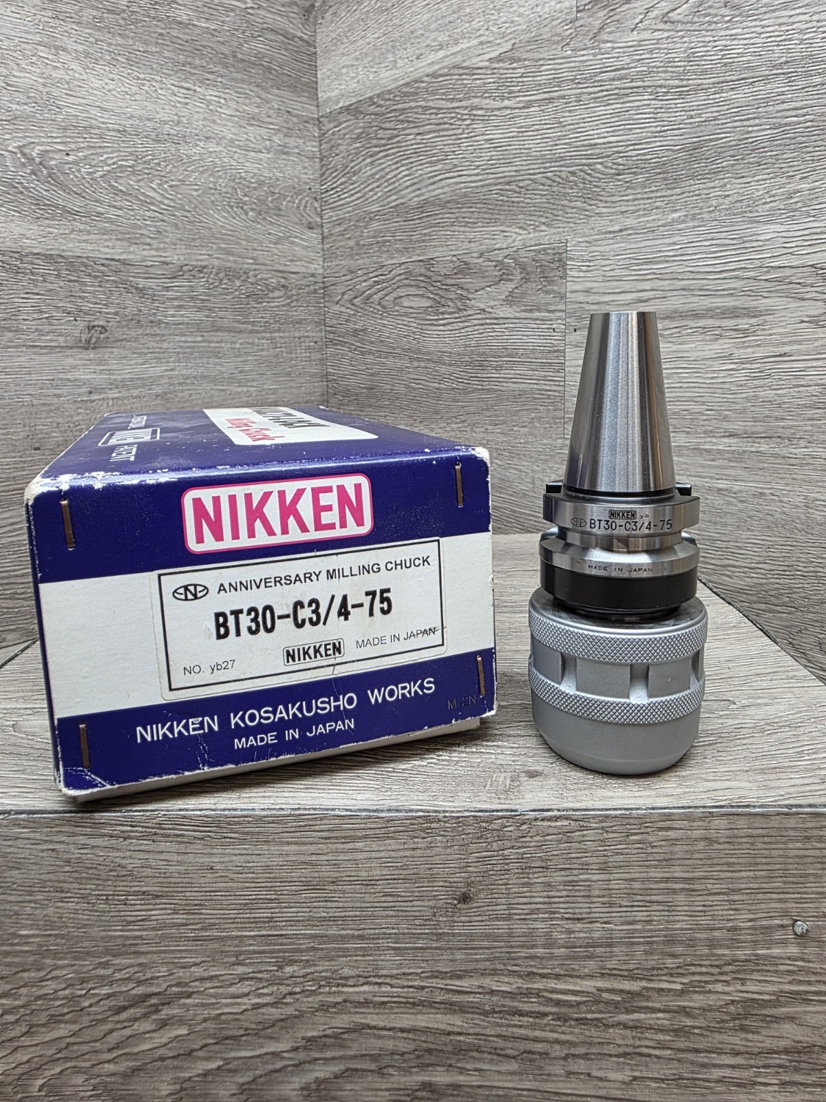 Nikken BT30-C3/4-75 Multi-lock Milling Chuck Tool Holder Free Shipping!!
