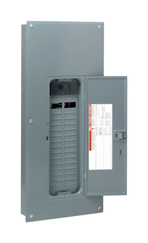 Square D HomeLine 200A 120/240V 30-Space 60-Circuit Main Breaker Load Center