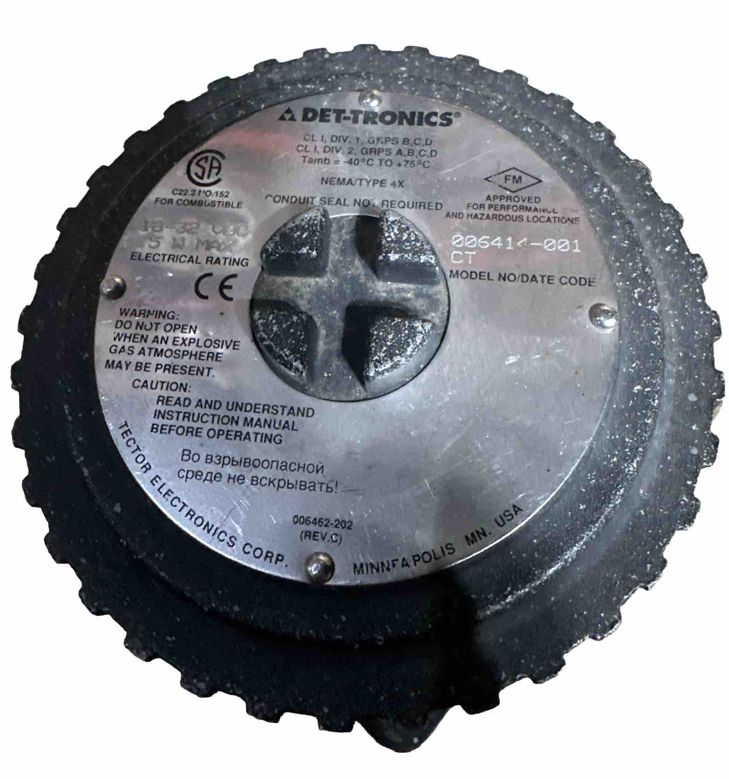 Listed As USED. SURPLUS DET- TRONICS 006414-001 DATE CODE CT