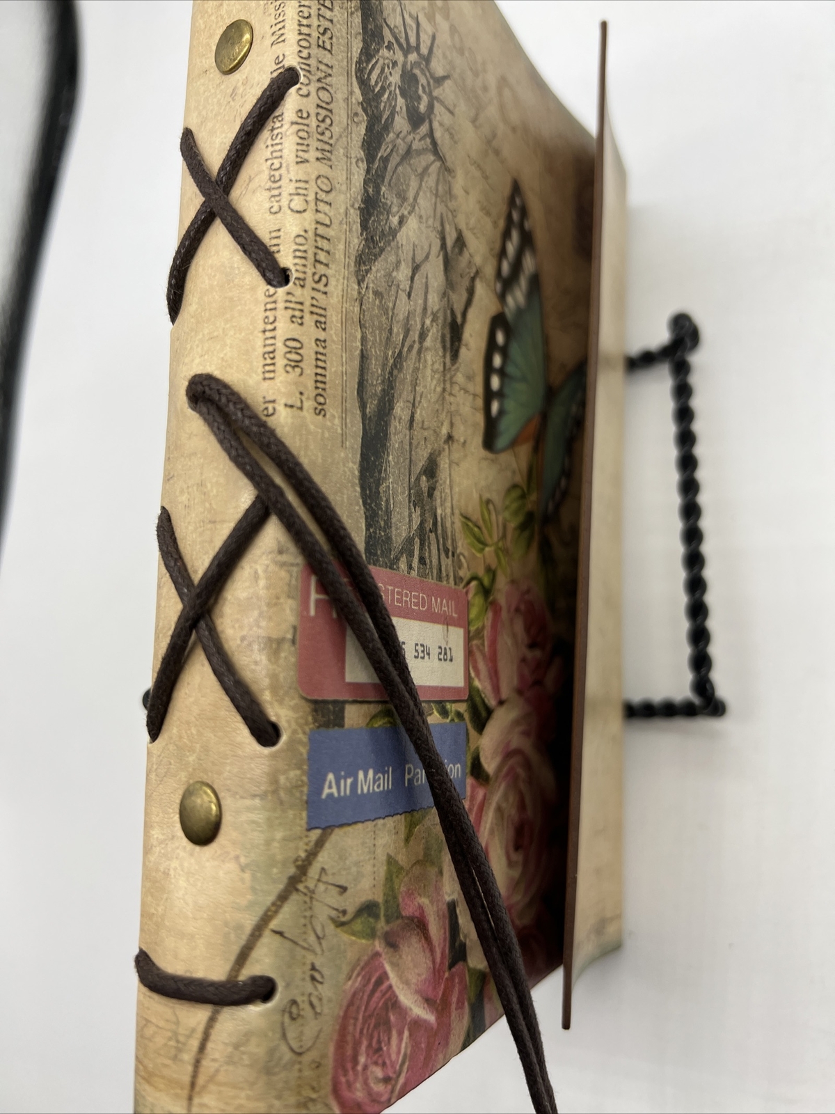 Leather Writing Journal Notebook, MALEDEN Vintage Traveler
