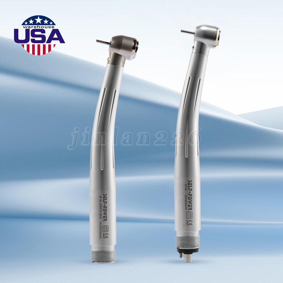 Factory Price Dental LED High Speed Handpiece 3 Water Spray 2 4 Hole Air Turbine