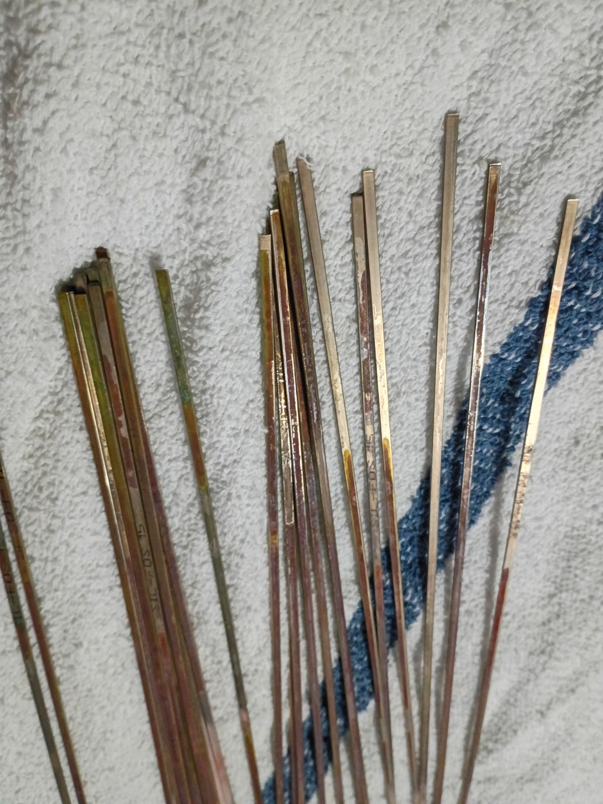 95150 Lucas Milhaupt Sil Fos Silvaloy 15% Silver Solder 28 Rods 1 pound solder