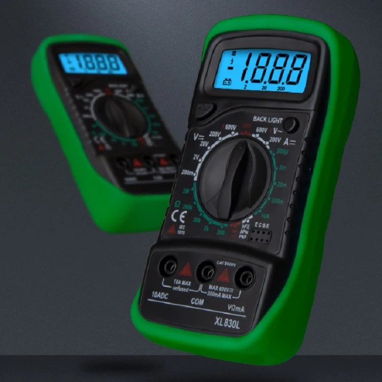 XL830L Portable Handheld Digital Multimeter Current and Voltage Test Meter