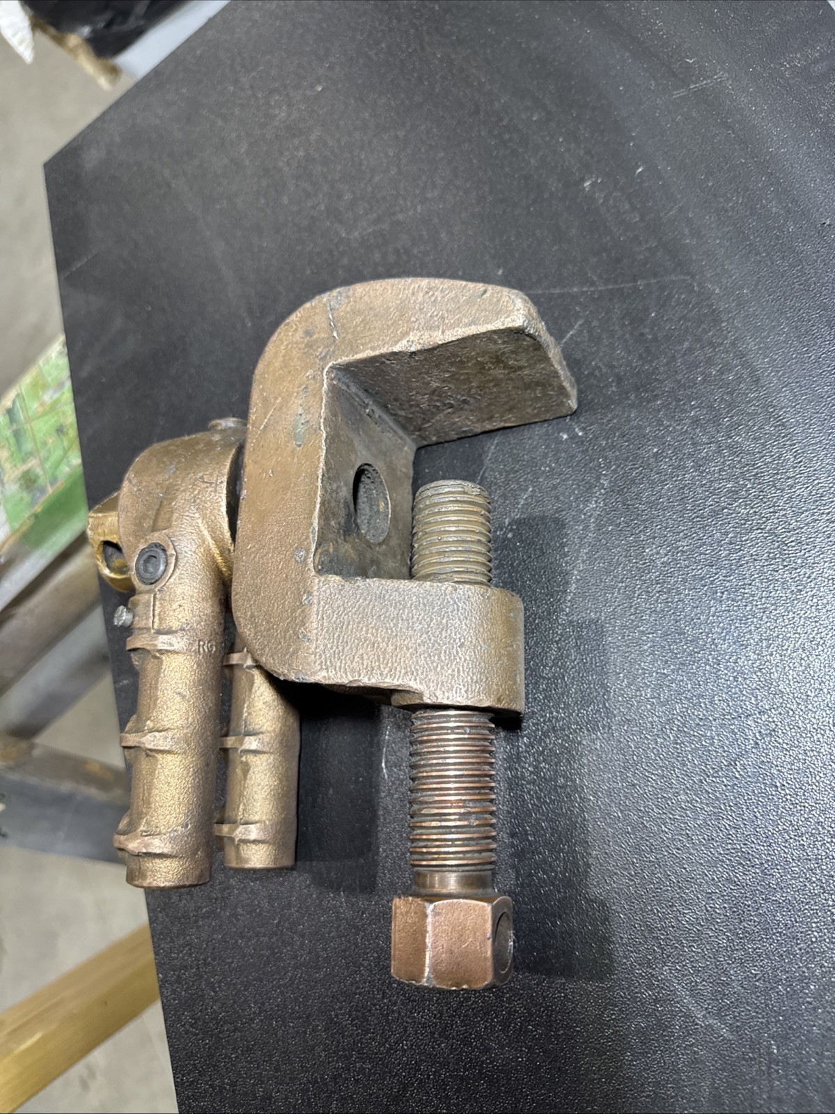 Roto Ground Clamp, Tweco Male Plug, C-Clamp Esab Welding Tweco