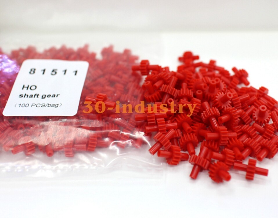 100PCS/Bag Universal Wheel Shaft Gear (15 teeth) 81511# HO Train Model 1/87