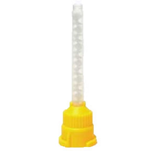 Dental Impression Mixing Tips for Light Body – 50 pcs, Yellow – 4.2 mm 1:1 Ratio