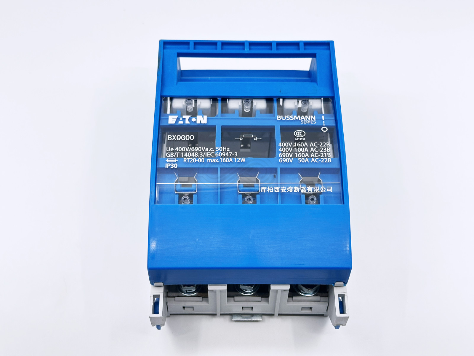 BXQG00 EATON RT20‑00 Fuse Switch Disconnector 3 Pole 160A 690V IEC 60947‑3 NH00