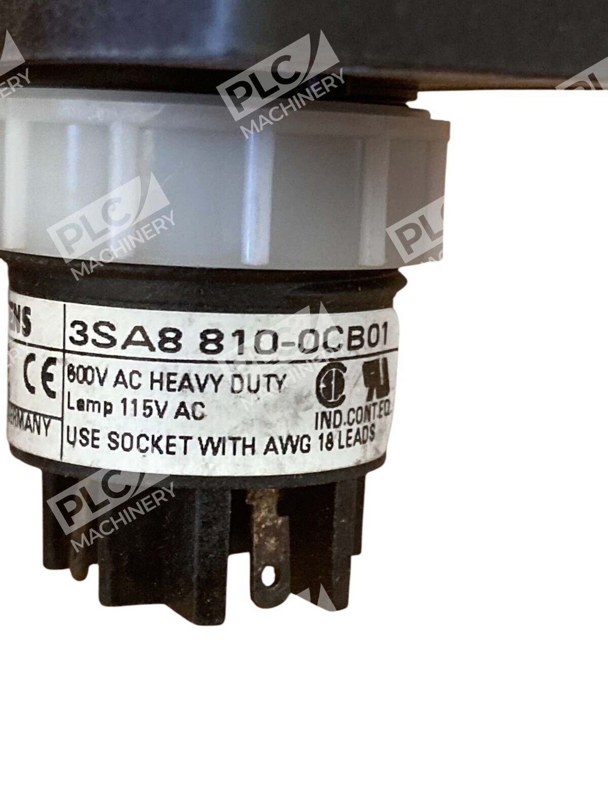 Siemens 6A 380V 115V 600V AC Heavy Duty Lamp On/Off Button 3SA8810-0CB01