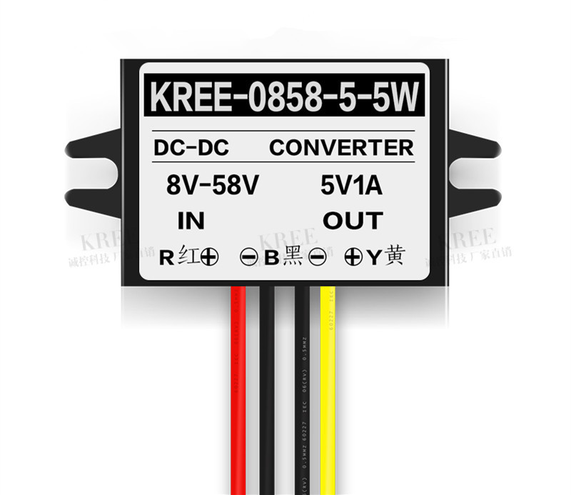DC 12V/24V/36V/48V(8V-58V) to 5V 1A DC-DC Converter Step Down Buck Module