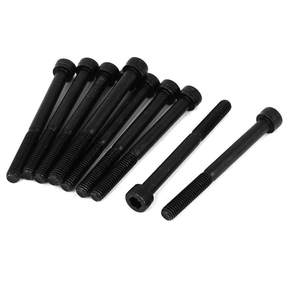 10pcs M6 x 65mm Alloy Steel Hexagon Hex Socket Cap Head Screws Bolts
