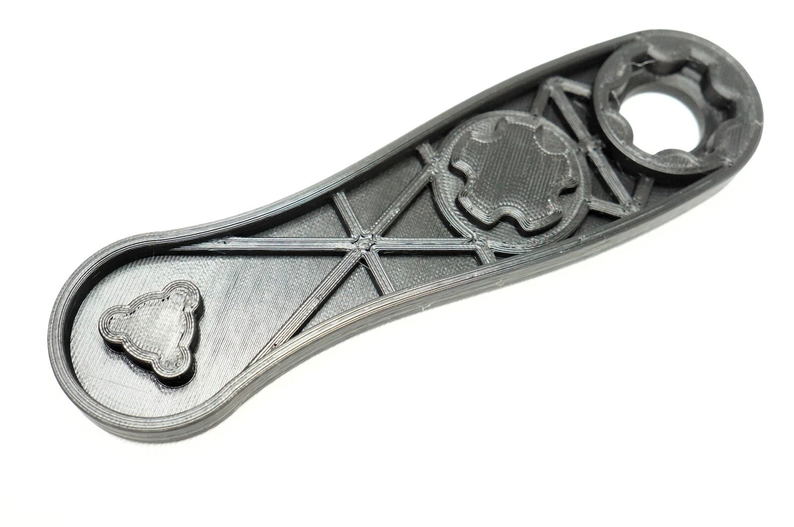 Rugged Obsidian 9 45 Multi Tool Wrench Front End Cap Piston Tri Lug