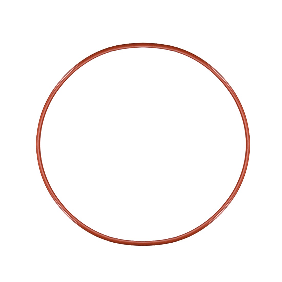 Silicone O-Ring, 100x96x2mm VMQ Seal Rings Sealing Gasket, Red