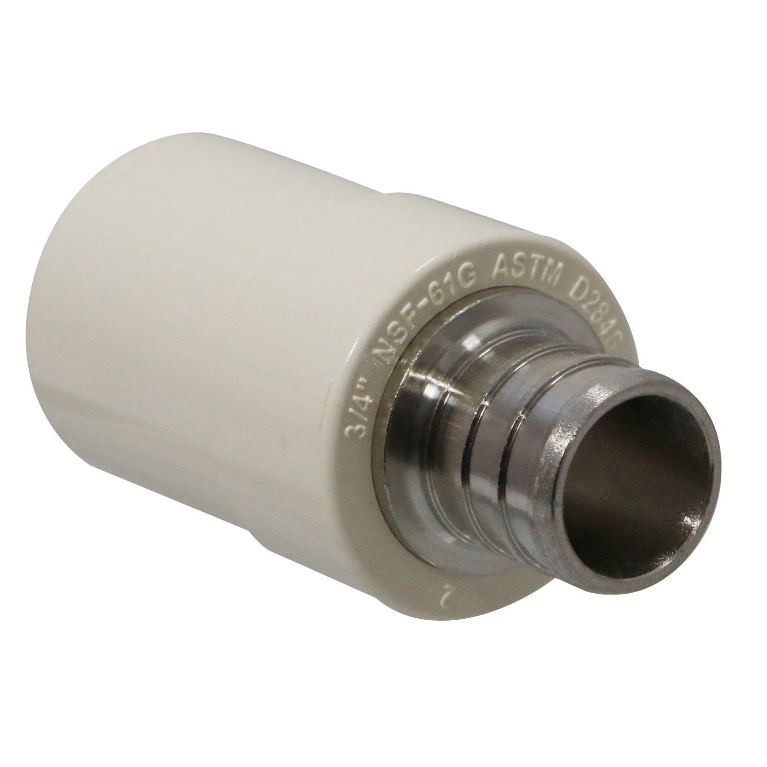 10 PIECES 3/4″ PEX X 3/4″ CPVC TRANSITION COUPLING ADAPTER (LEAD FREE BRASS