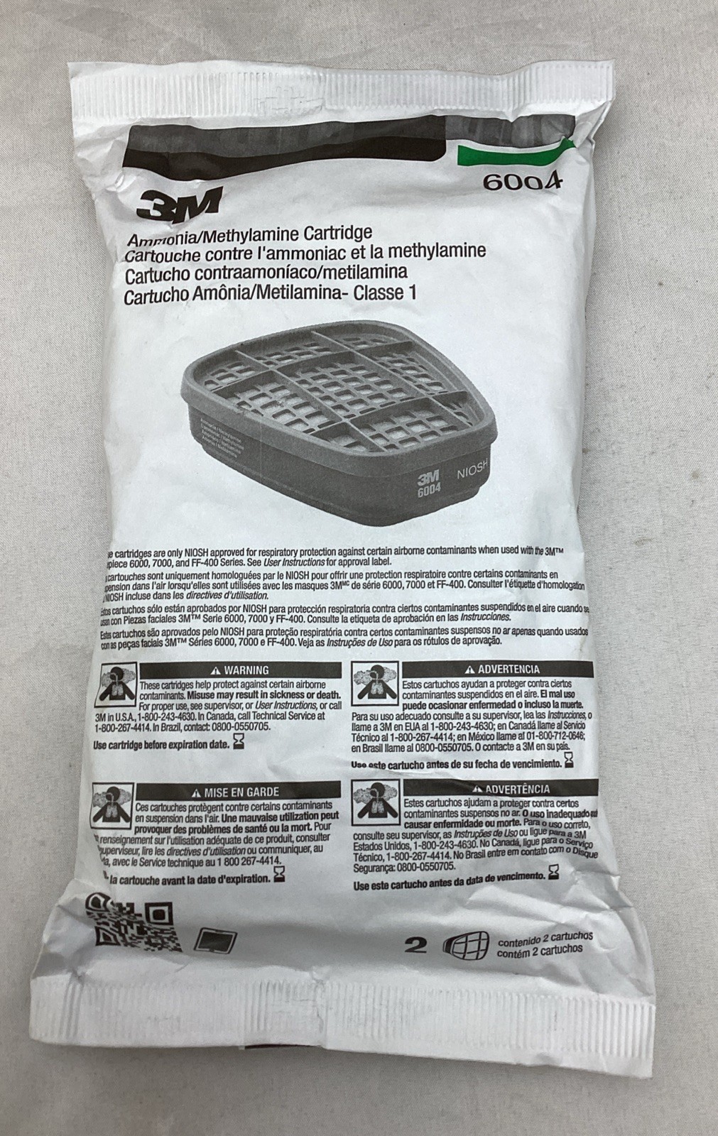 3M PPE Respiratory Protection Replacement Respirator Cartridge Filter Case of 30