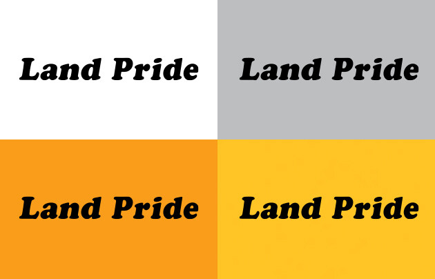 Land Pride Implement Premium Vinyl Decal 2 Pack – Equipment Decal