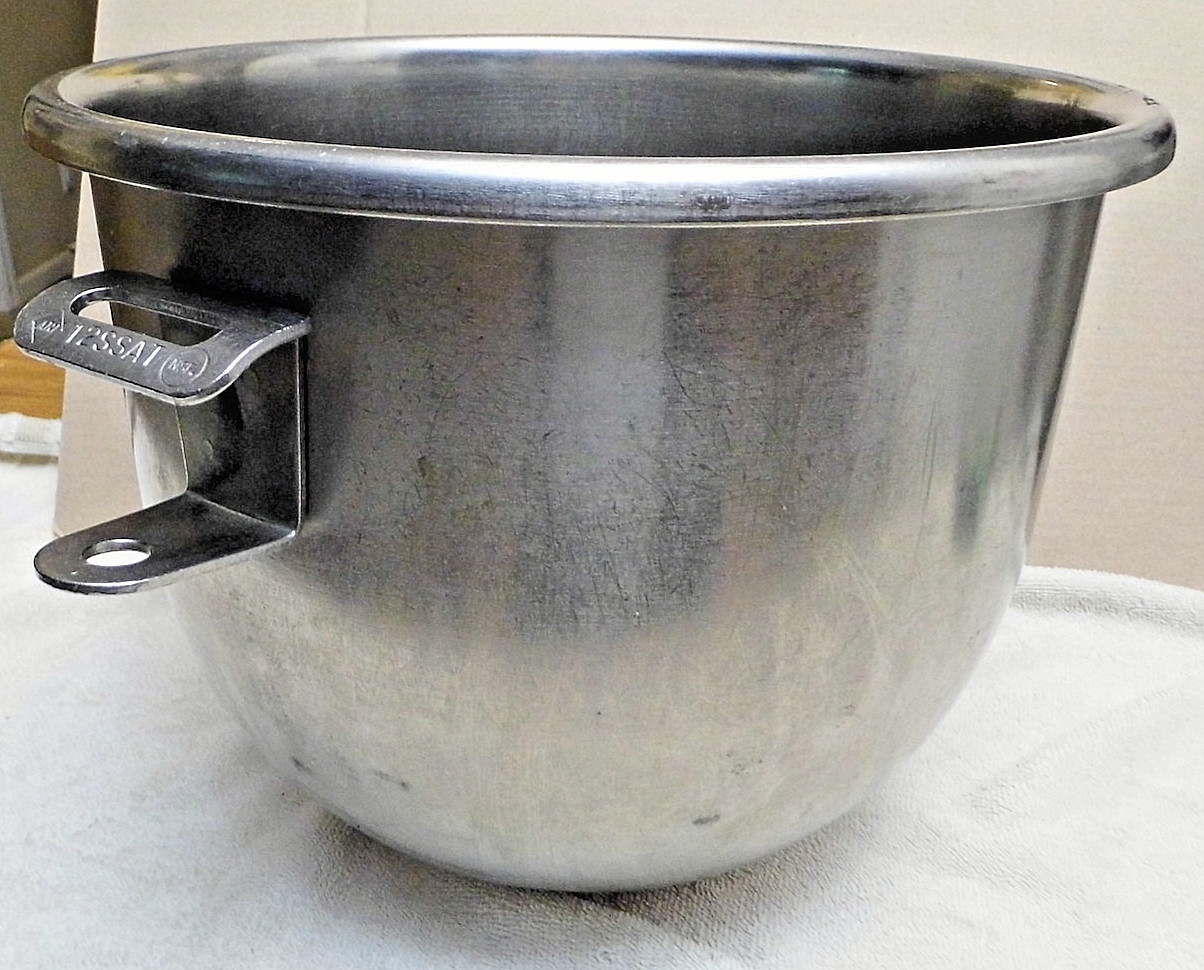 12qt BOWL 12SSAT Stainless Steel Mixing Bowl Hobart A200 Mixer