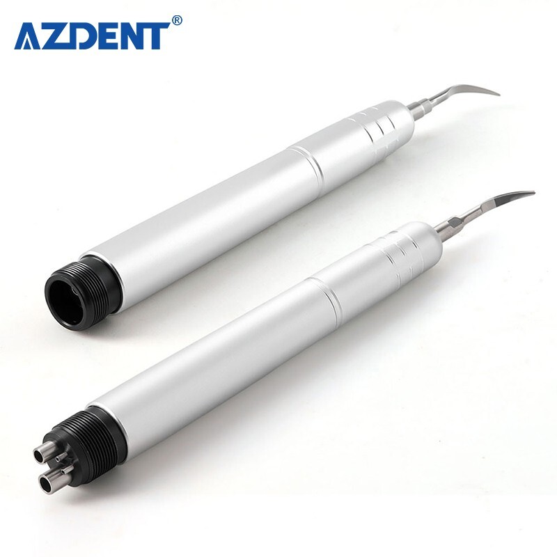 Dental Ultrasonic Air Perio Scaler Handpiece Hygienist 2/ 4Holes 3 Tips AZDENT
