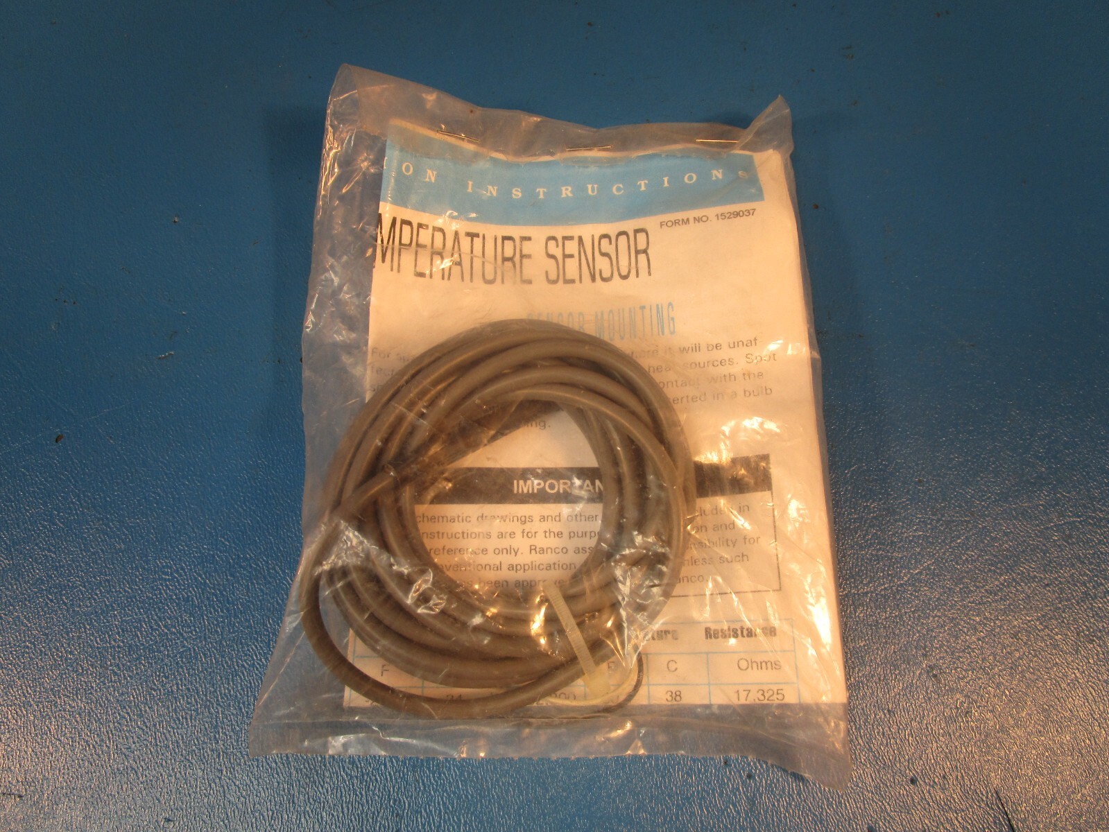 Ranco 1309007-044, Temperature Sensor, Sensing Element