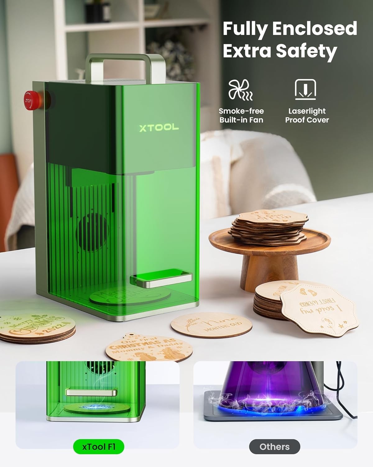 xTool F1 Laser Engraver Fastest Portable IR & Diode Laser Machine – Refurbished