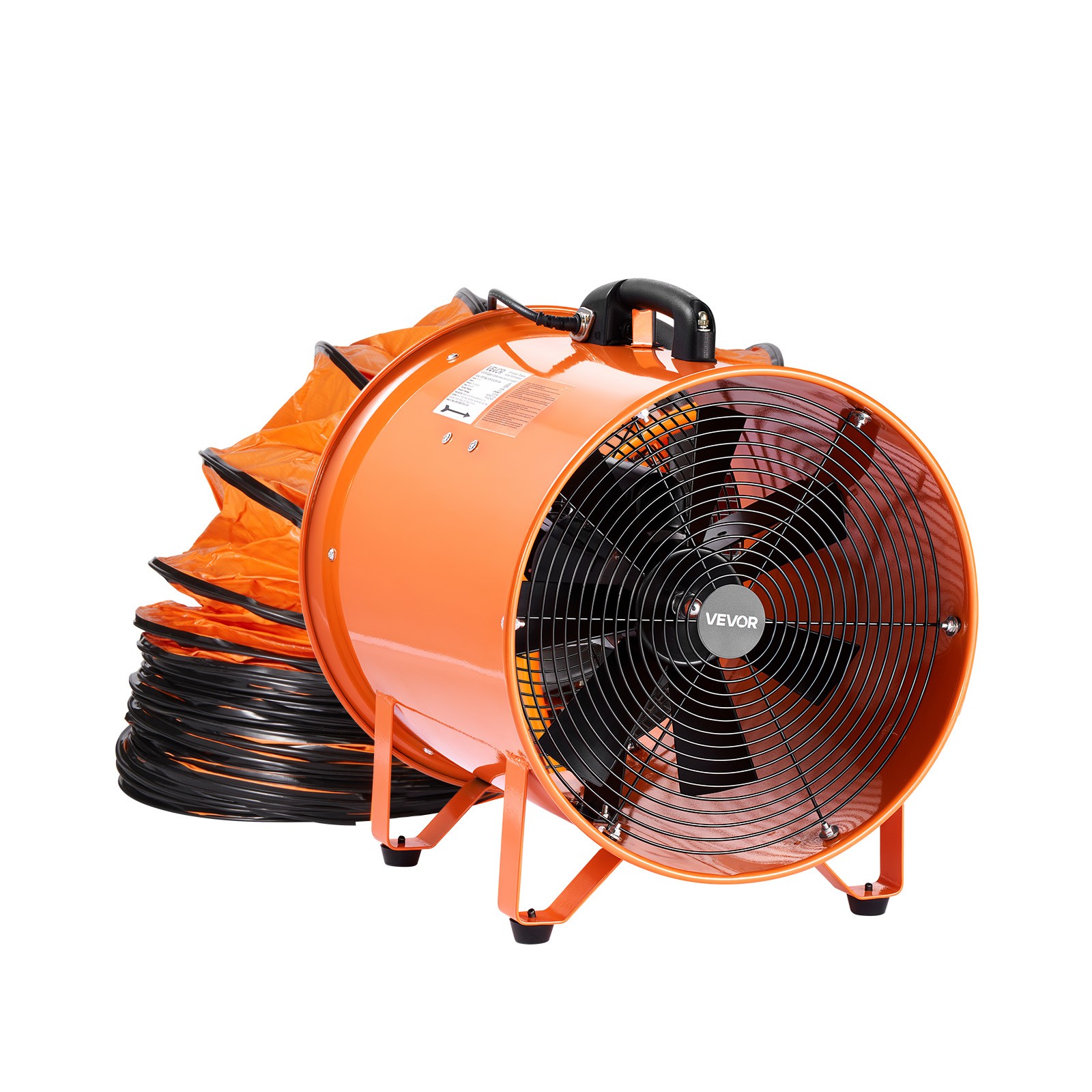 VEVOR 16″ Extractor Fan Blower Portable 33ft Duct Hose Ventilator Industrial