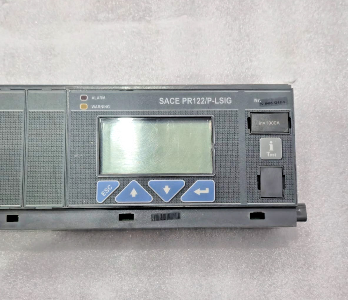 ABB SACE PR122/P-LSIG ELECTRONIC TRIP UNIT IN=1000A LCD PROTECTION RELEASE