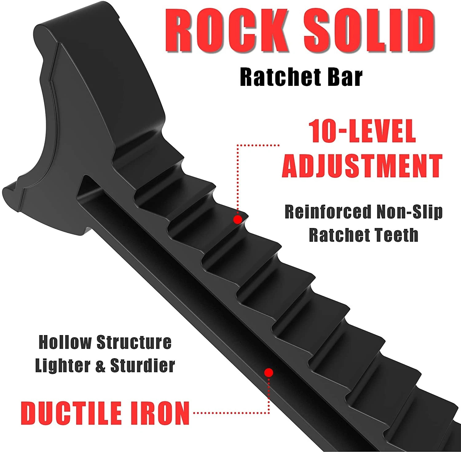 Car Jack Stand 3 T (6,000 lbs) Capacity Adjustable Height 2PACK Steel Stands