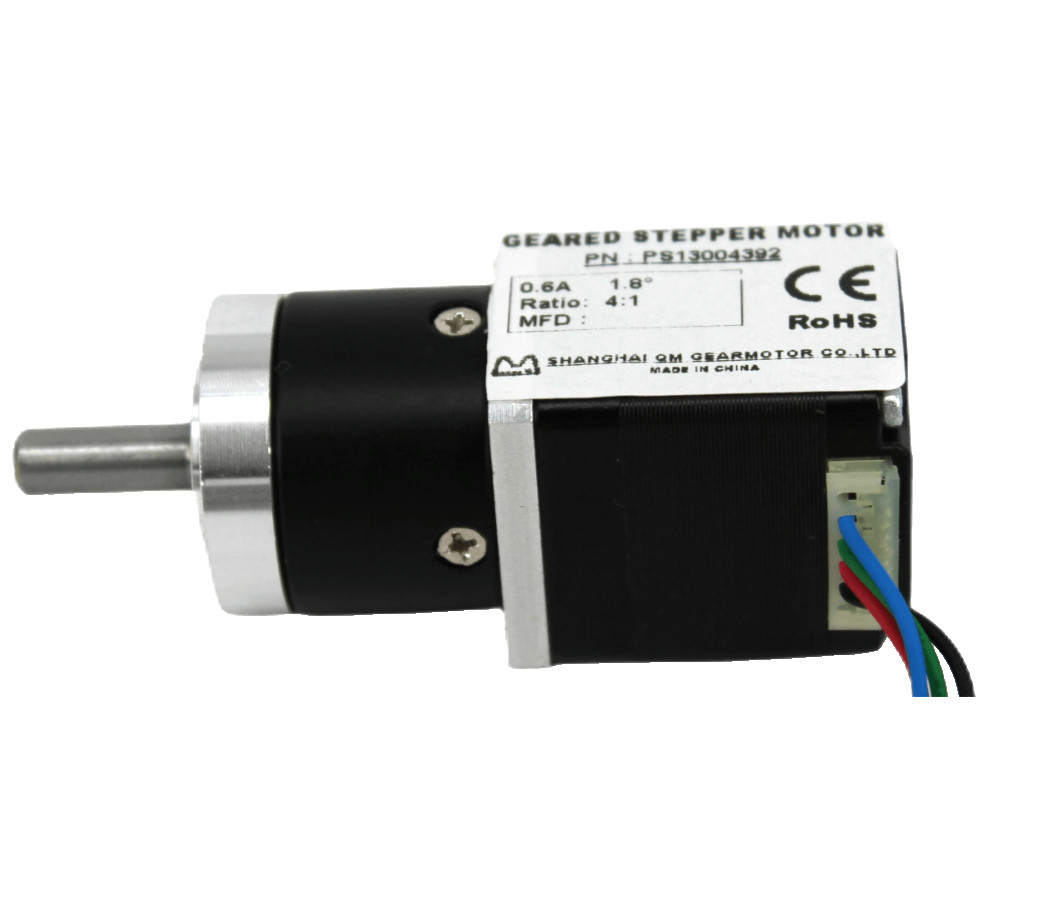 PL28 Planetary Gearbox NEMA 11 Stepper Motor 0.6A Ratio 3~100:1