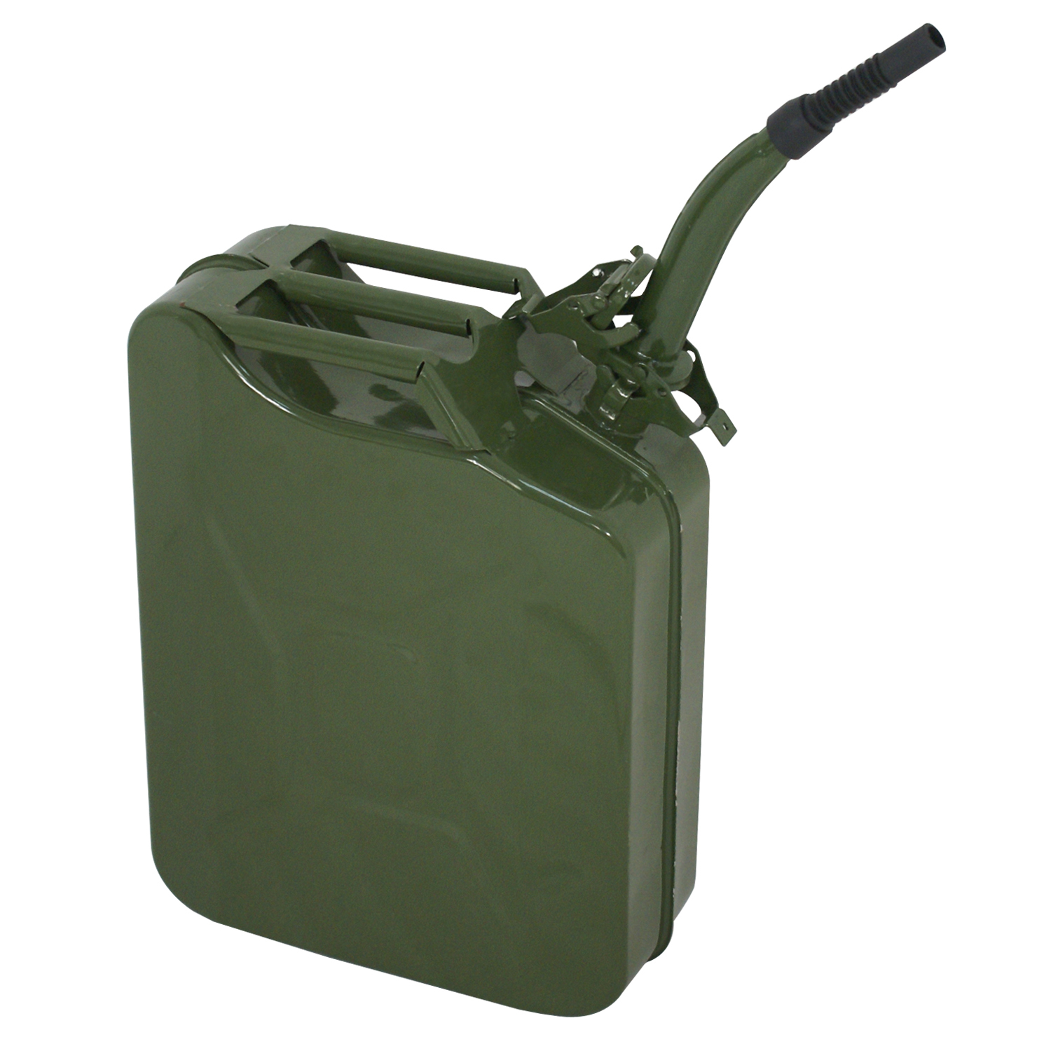4PCS Jerry Can 5Gal 20L Metal oline Caddy Can Tank Emergency Backup Green