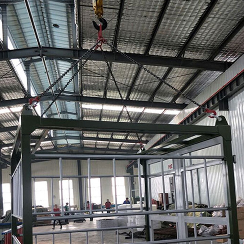 4.9FT Chain Sling G80 Manganese Steel Galvanized Chain Hoist Lifts 4 Ton