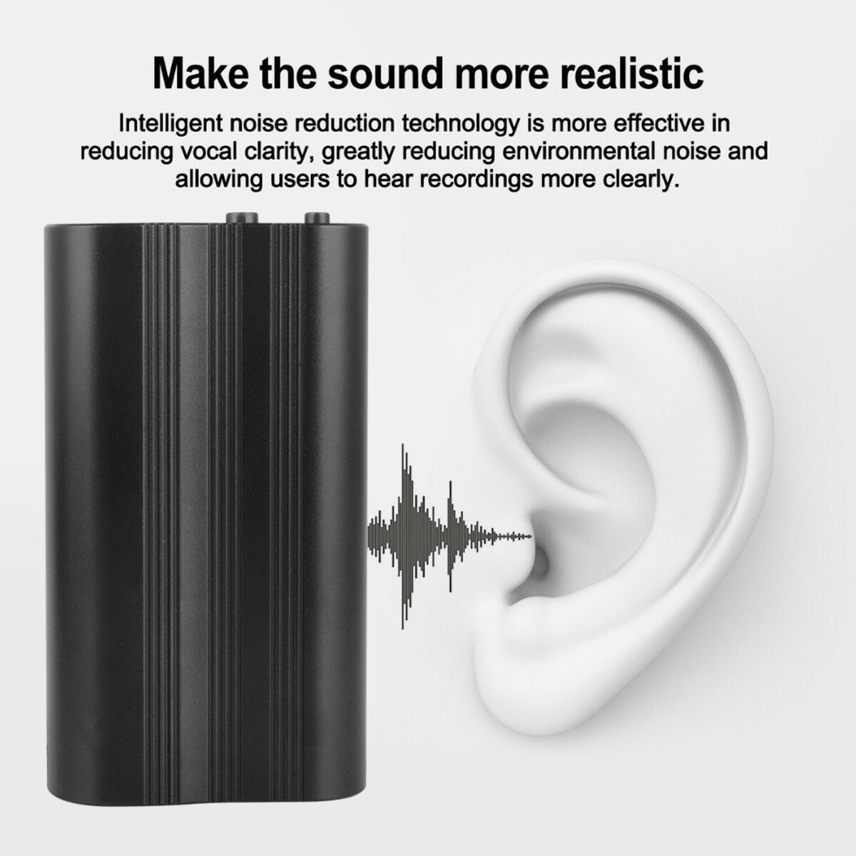Mini Audio 500 Hr 16GB Spy Digital Voice Activated Recorder Magnetic MP3 Player.