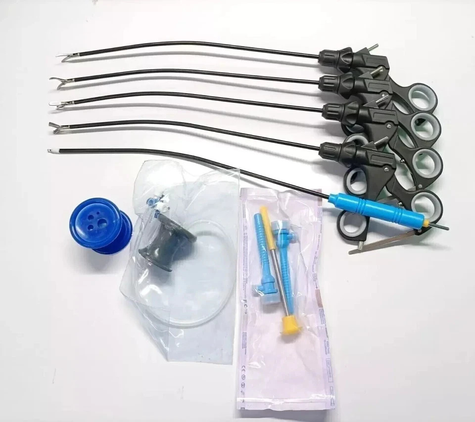 7PCS Laparoscopic Surgery SILS Port 5mmx450mm Gynecology Instruments CE Approved